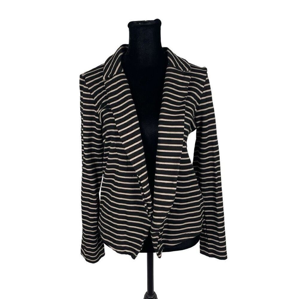 Anthropologie Dolan Stripe Left‎ Coast Open Front Sweater - Women’s S
